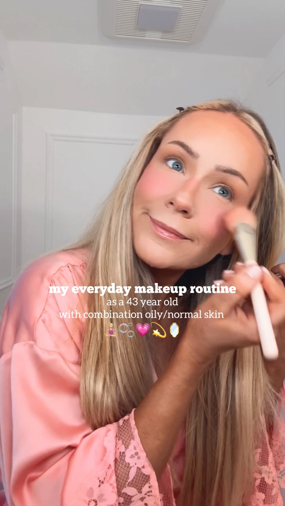 Affiliate links - I earn commission on purchases made through my links | normal oily skin makeup routine MAKEUP SHADE NAMES BELOW⬇️:
-Foundation: 4 Fawn
-Concealer: 11C Fair with cool undertones
-Powder: 20 
-Bronzer: 03 Medium
-Illuminating & Color Correcting Loose Powder: 03 Voile Rose
-Eyeshadow Palette: Warm nude
-Blush: Just enough
-Eyebrow pencil: Shade 3 - Warm light brown 
-Highlighter palette: 001 Universal glow
-Mascara: Before dawn - rich brown 
-Lip liner: Pillow talk - pink nude 
-Lipstick: 130 La Pausa
-Lip gloss: 726 Icing



#LTKBeauty