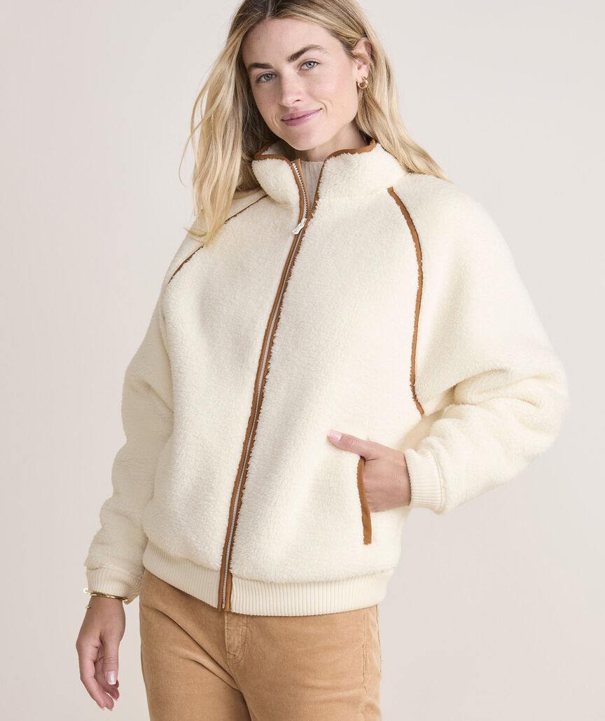 Teddy Fleece Full-Zip Jacket | vineyard vines