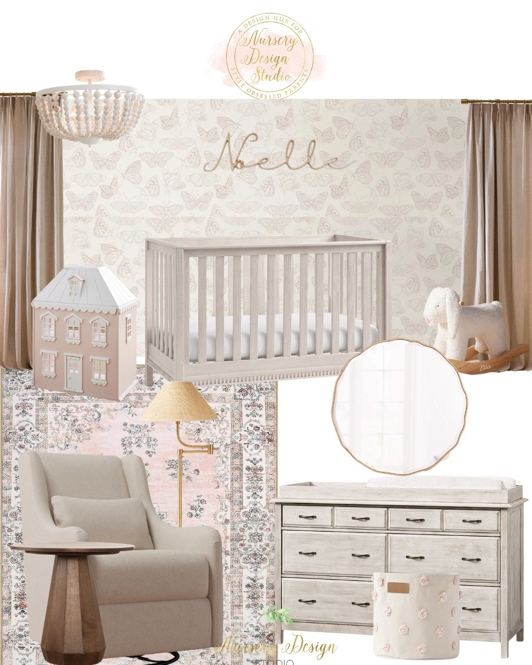 A soft, vintage-inspired nursery with delicate details and cozy layers 
Sharing the crib, glider, rug, lighting, and all the pieces that bring this dreamy space together—everything is linked to shop.

#LTKmomlife #LTKBump #LTKBaby
