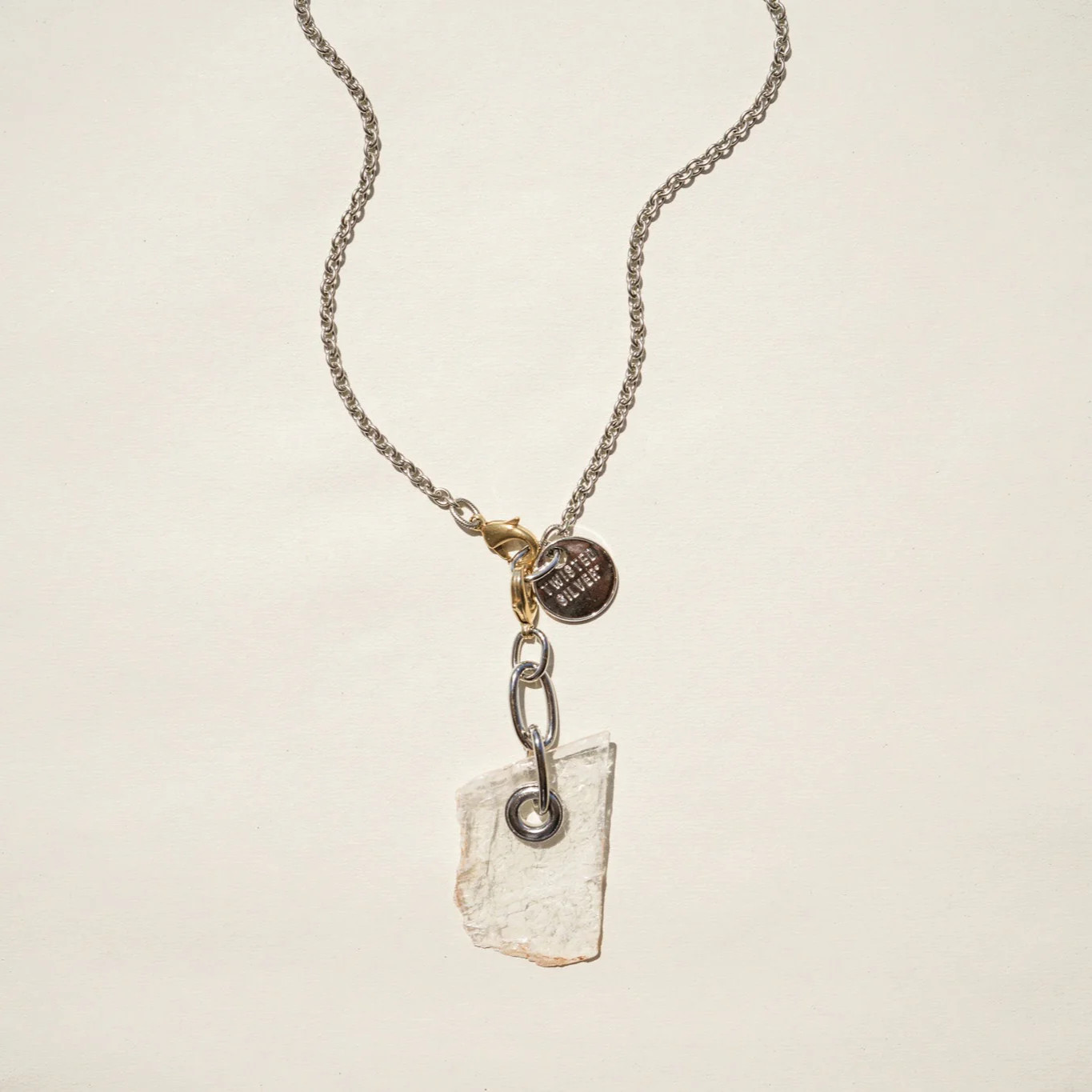 Clarity necklace | Twisted Silver