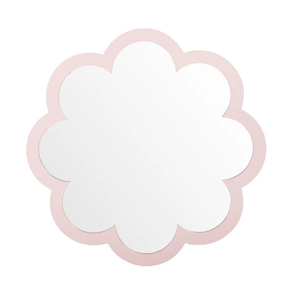 Poppy Scalloped Mirror in Blush | Caitlin Wilson Design
