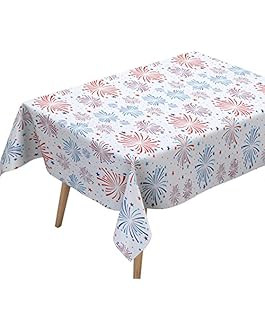 DAZONGE 4th of July Decorations for Home, Plastic 4th of July Table Cloths, Pack of 2 Patriotic B... | Amazon (US)