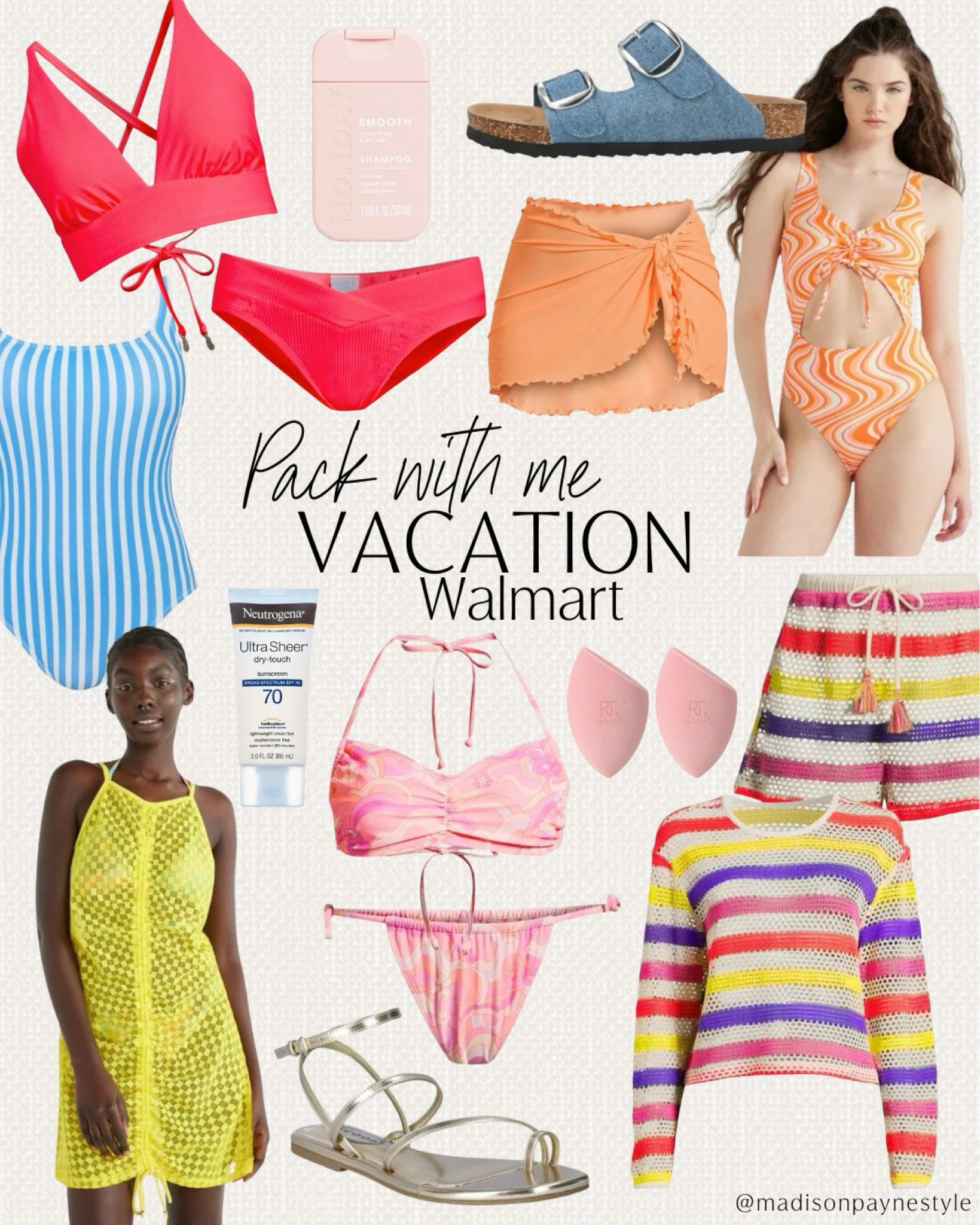 Last minute packer here 🙋🏻‍♀️ but @Walmart is making it easier than ever! 🌴 #WalmartPartner everything I needed to get vacay ready was delivered straight to my door using my Walmart+ Membership!  
 
Members save with free delivery from store ($35 order minimum, restrictions apply). The Walmart+ membership comes with even more benefits & is 100% worth it!! 😊 
 
This is a great time to try it out, so get started with a free trial today @ WalmartPlus.com #WalmartPlus

#LTKSeasonal #LTKswim #LTKtravel