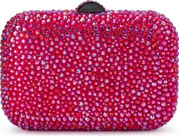 Olga Berg Casey Hot Fix Crystal Clutch | Hot Pink Bag | Pink Clutch | Party Bag | Evening Bag | Nordstrom