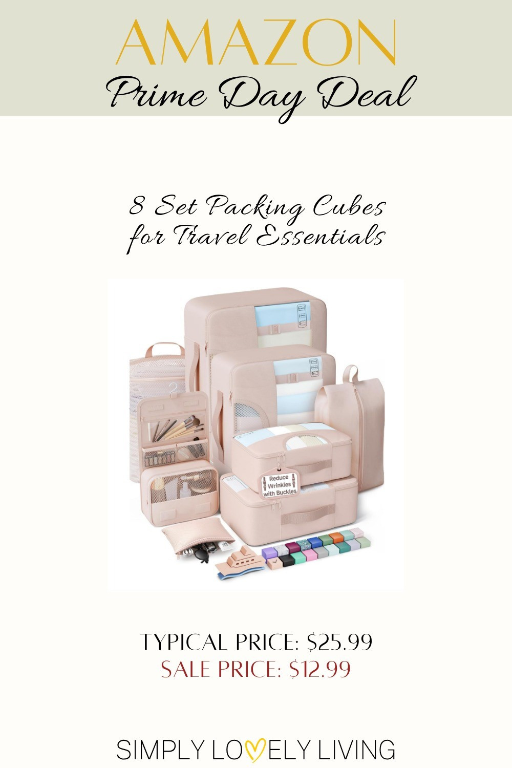 Amazon Prime Day Deal. 8 set packing cubes. Travel essential! 

#LTKSaleAlert #LTKTravel #LTKBeauty