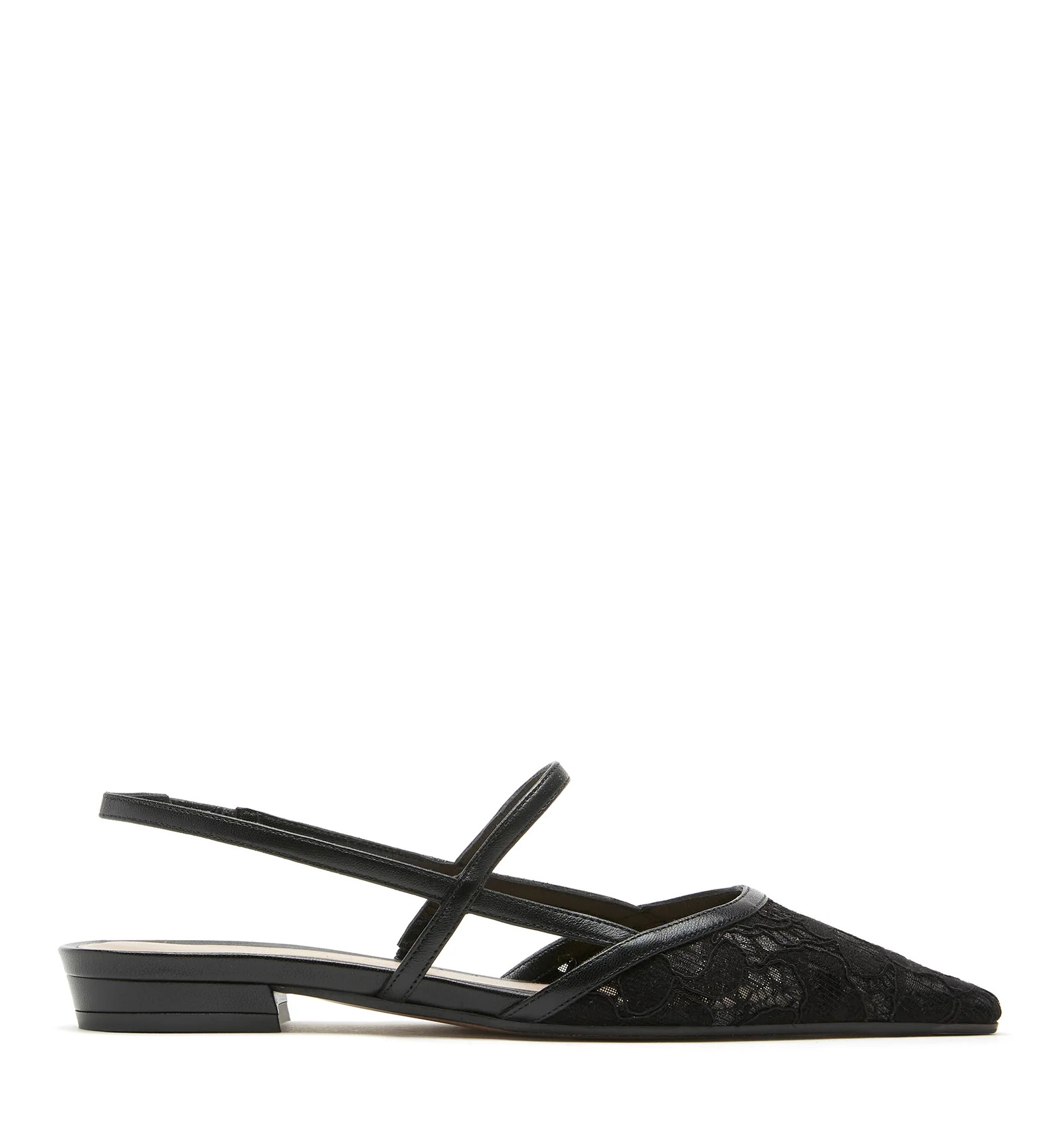 FANNIE LACE SLINGBACK FLAT | La Canadienne
