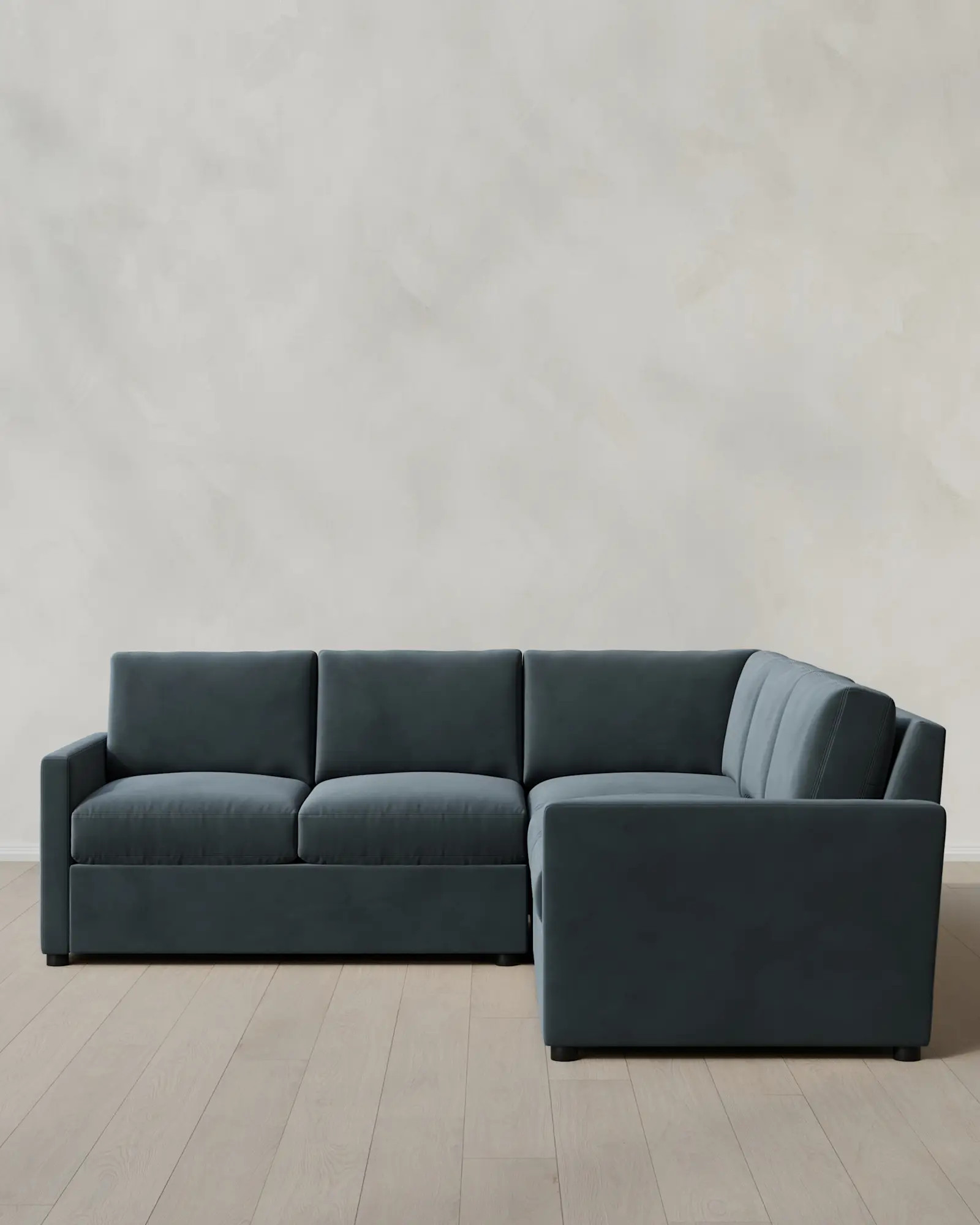 Brennan Performance Velvet L Sectional | Quince