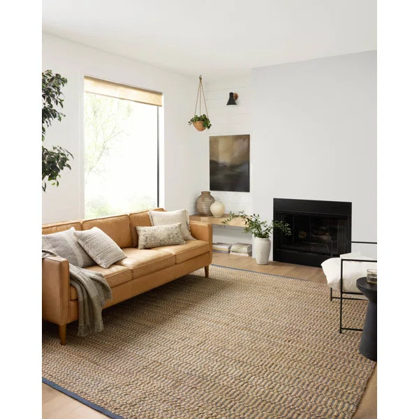 Angela Rose x Loloi Colton Natural / Navy Area Rug | Wayfair North America