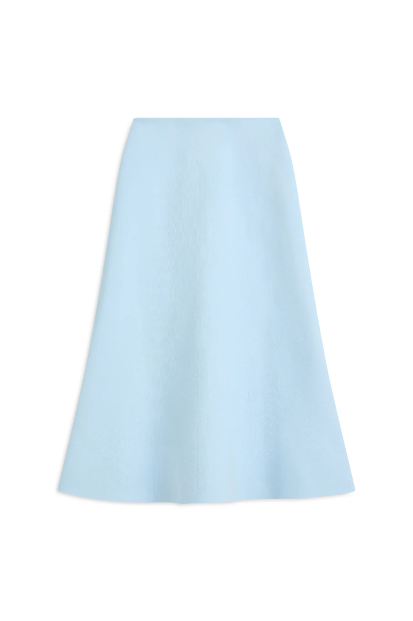 CREPE KNIT SOFT HEM SKIRT - POWDER.BLUE - Scanlan Theodore | Scanlan Theodore
