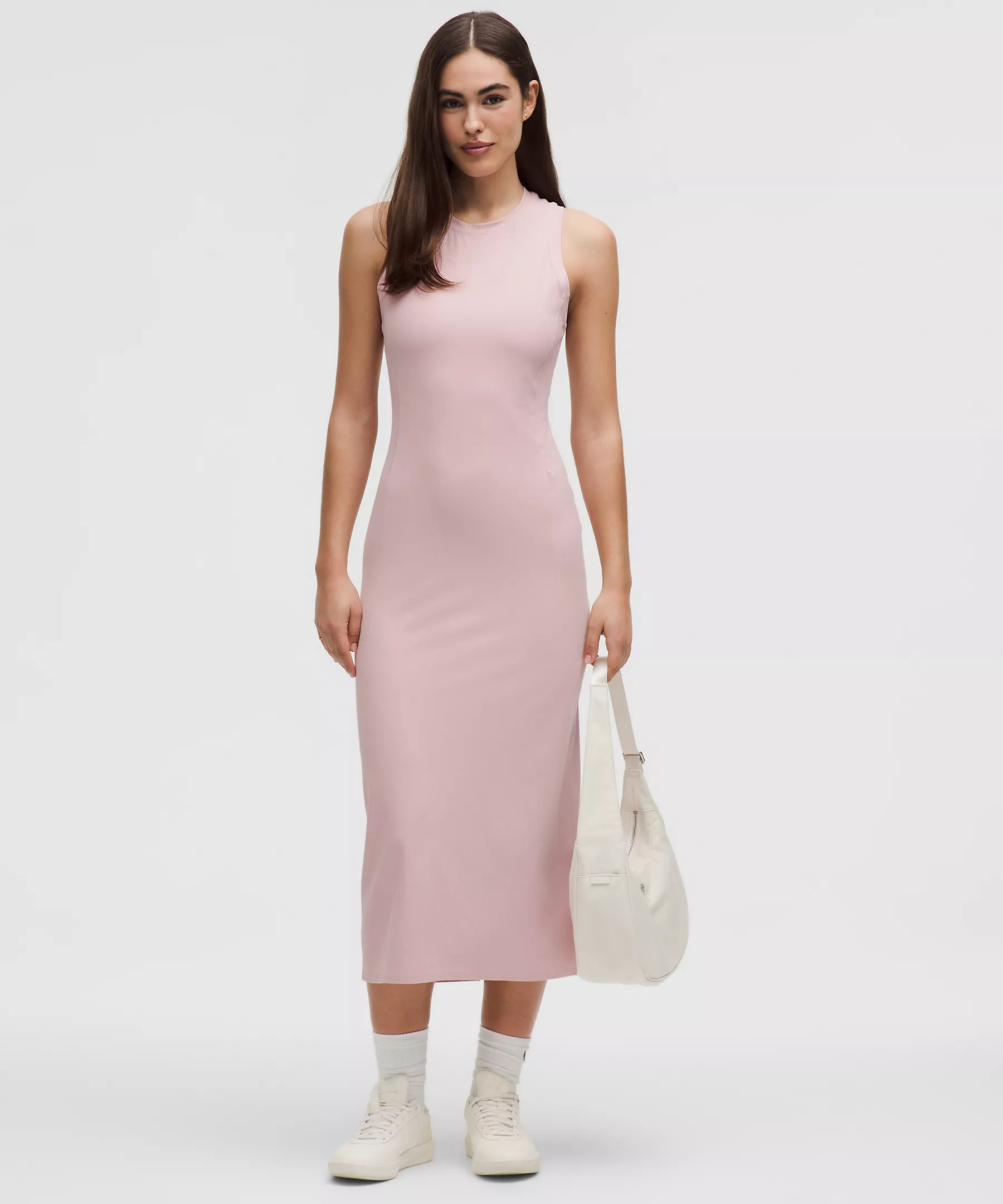 All Aligned Ribbed Midi Dress | Women's Dresses | lululemon | Lululemon (US)