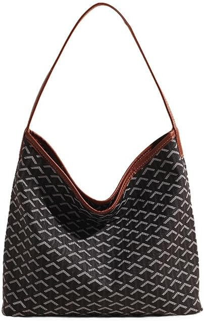 Geometric pattern hobo bag, Elegant Hobo Bag Large Purse Geometric pattern Tote Bag, stylish wome... | Amazon (US)