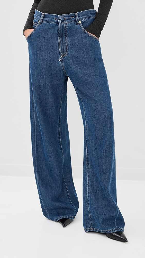 Iris Paper Bag Denim Jeans | Shopbop