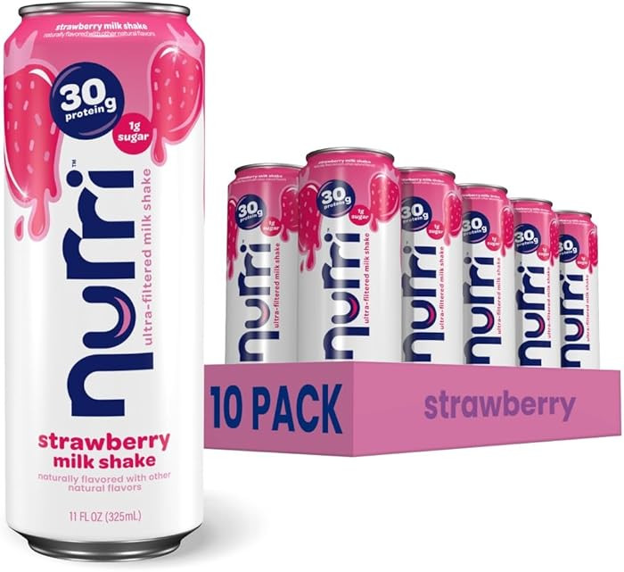 Nurri - 30g Protein Ultra Filtered Milk Shake – Strawberry - Lactose Free, Low Sugar, 150 Calor... | Amazon (US)