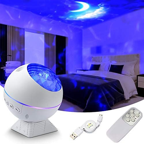 Galaxy Star Projector, 3 in 1 Starry Night Light Projector with Remote Starry Nebula Ocean Wave L... | Amazon (US)