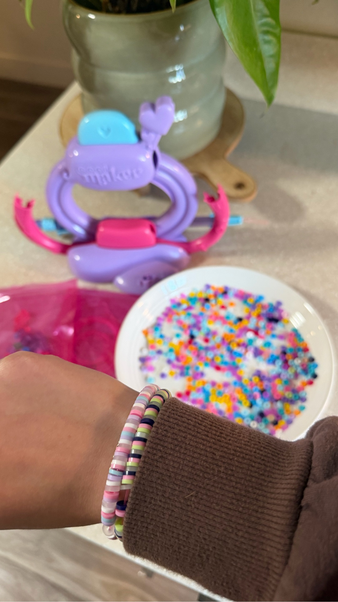 Got this for my daughter for Christmas and we’ve been obsessed with making bracelets!! It’s super inexpensive as well which makes it ever better!! 

#LTKKids #LTKmomlife