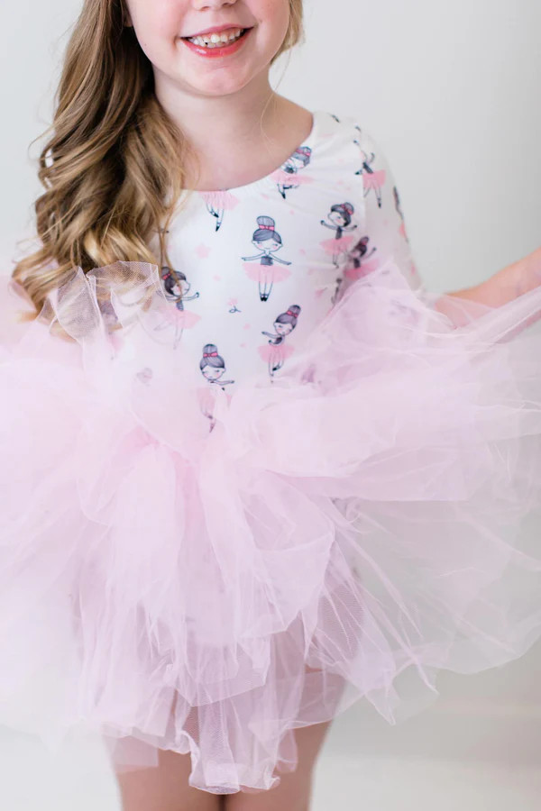 Ballerina 3/4 Tutu Leotard | Mila and Rose
