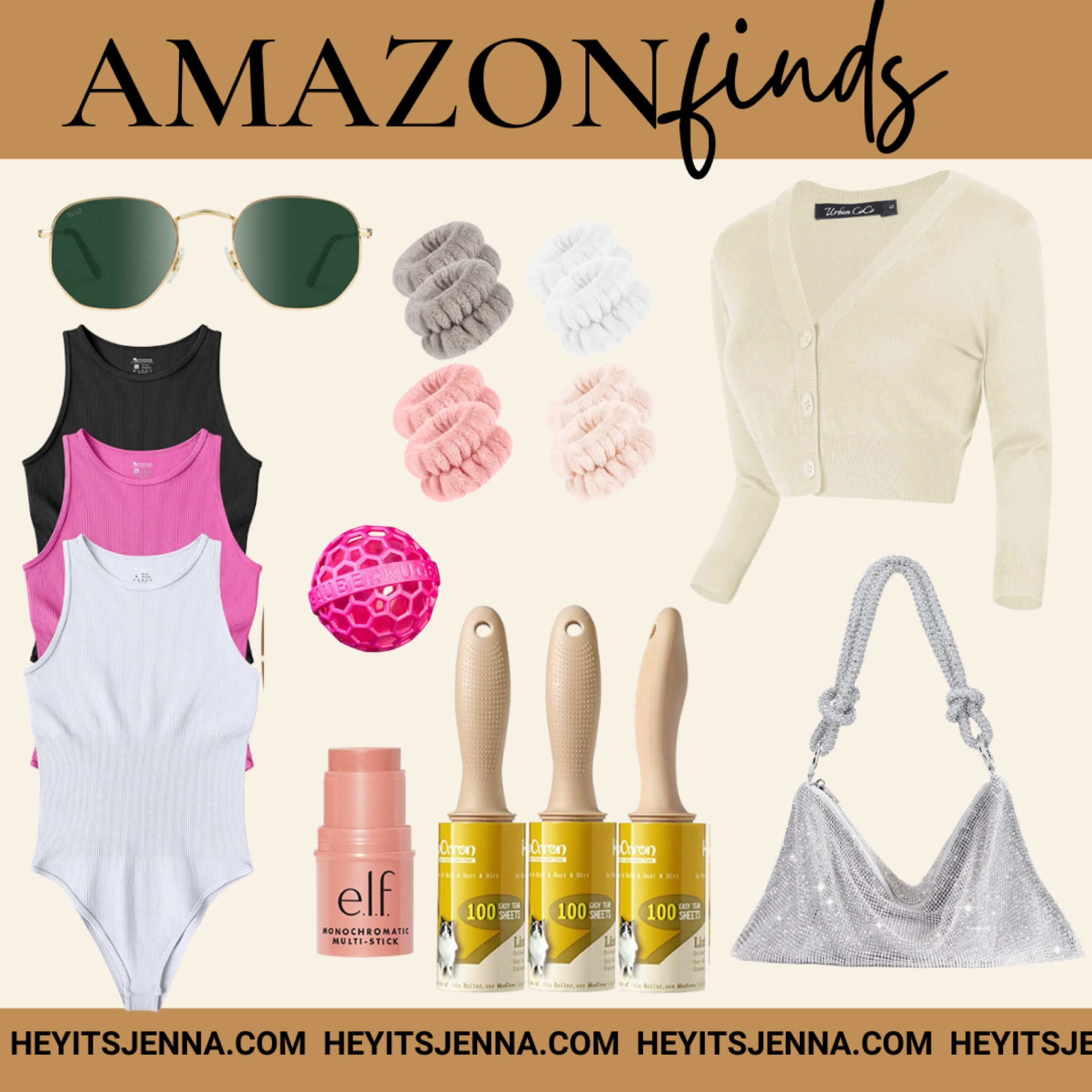 Amazon finds
Skims dupe bodysuit and rhinestone bag for prom
Lint rollers and purse essentials  