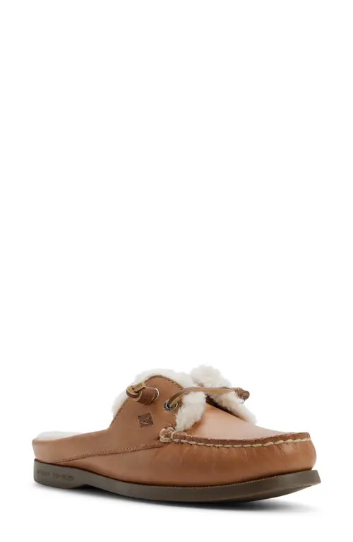 Sperry AO Leather Mule in Tan at Nordstrom, Size 6.5 | Nordstrom