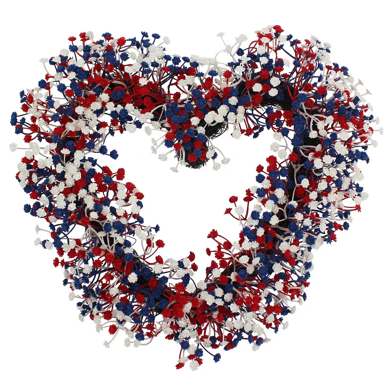 Celebrate Together™ Americana Heart Shape Floral Americana Wreath | Kohl's