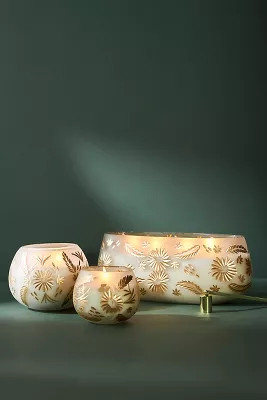 Joyful Glass Candle | Anthropologie (US)