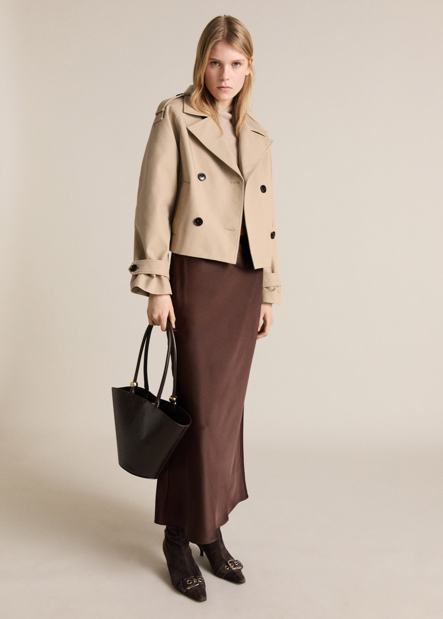 Double-breasted jacket with lapels - Women | MANGO USA | Mango (US/MX/AU)