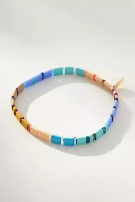 Colorful Beaded Chicklet Bracelet | Anthropologie (US)