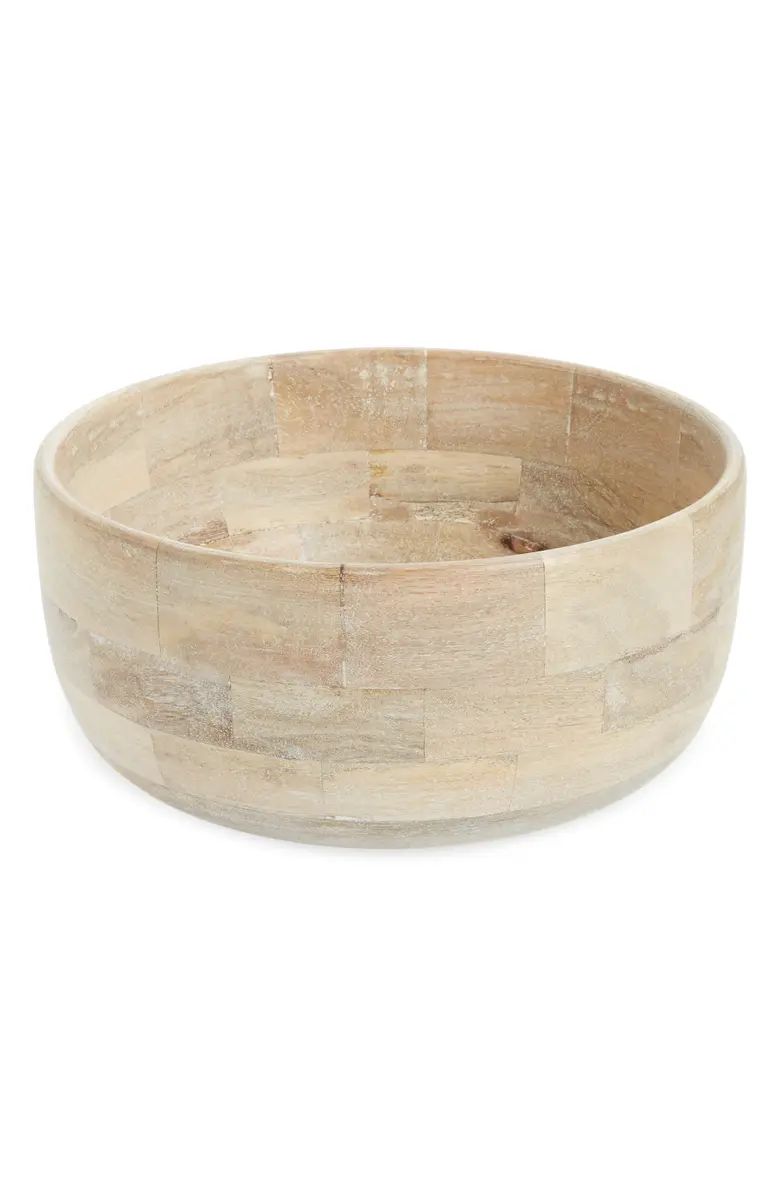 at Home Medium Wood Serving Bowl | Nordstrom | Nordstrom