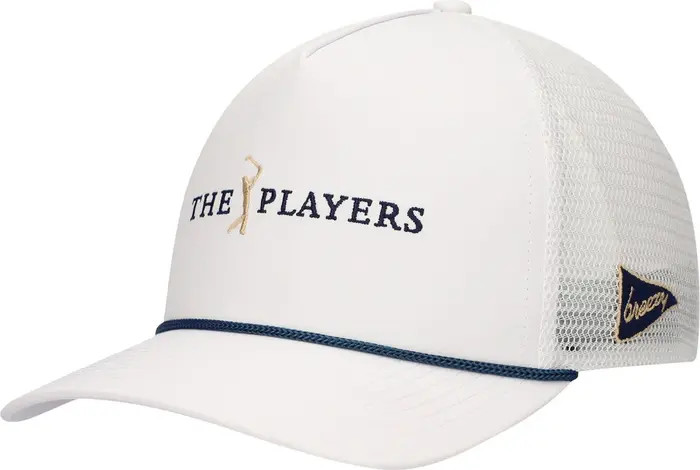 Breezy Golf Men's Breezy Golf White THE PLAYERS Rope Adjustable Hat | Nordstrom | Nordstrom