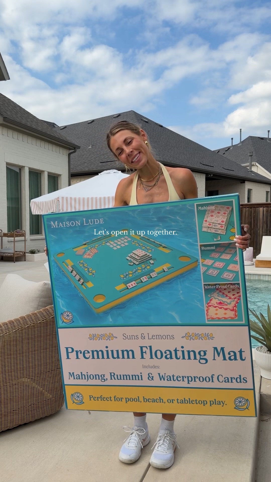 Love my new floating mahjong mat for the pool!! Sam’s Club restocked!! Pickleball outfit is target! 

#LTKSwim #LTKmomlife #LTKgrwm