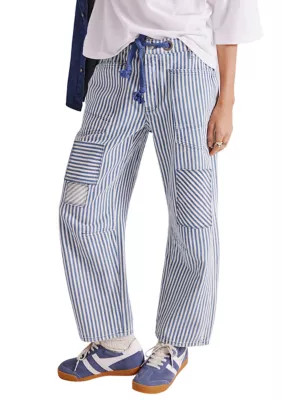 Free People Women's We the Free Moxie Railroad Low Slung Jeans | Belk