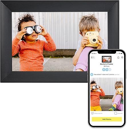 Aura Carver WiFi Digital Picture Frame, 10.1”, Add Photos with Aura App, Free Unlimited Storage... | Amazon (US)