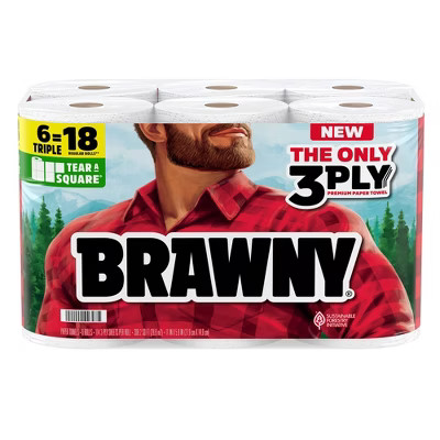 Brawny Tear-A-Square Paper Towels | Target