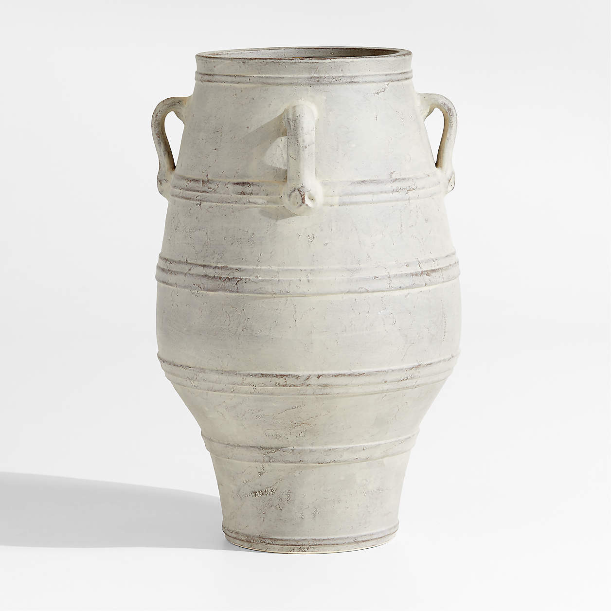 Cannes 29" Earthenware Indoor/Outdoor Planter by Laura Kim + Reviews | Crate & Barrel | Crate & Barrel