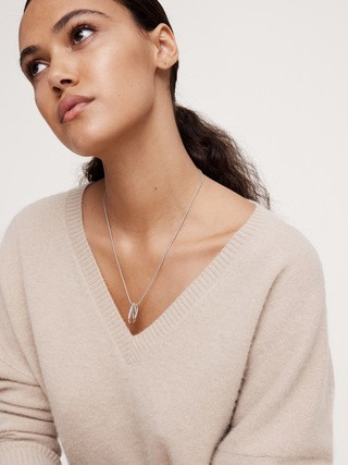 Clio Mini Pendant Necklace Aureus + Argent | Banana Republic (US)