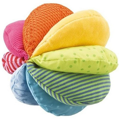 HABA Rainbow Baby Ball - Machine Washable Baby Sensory Toys - Ideal Baby Toy for Teething, Tummy Time Toys for Ages 6 Months & up | Target