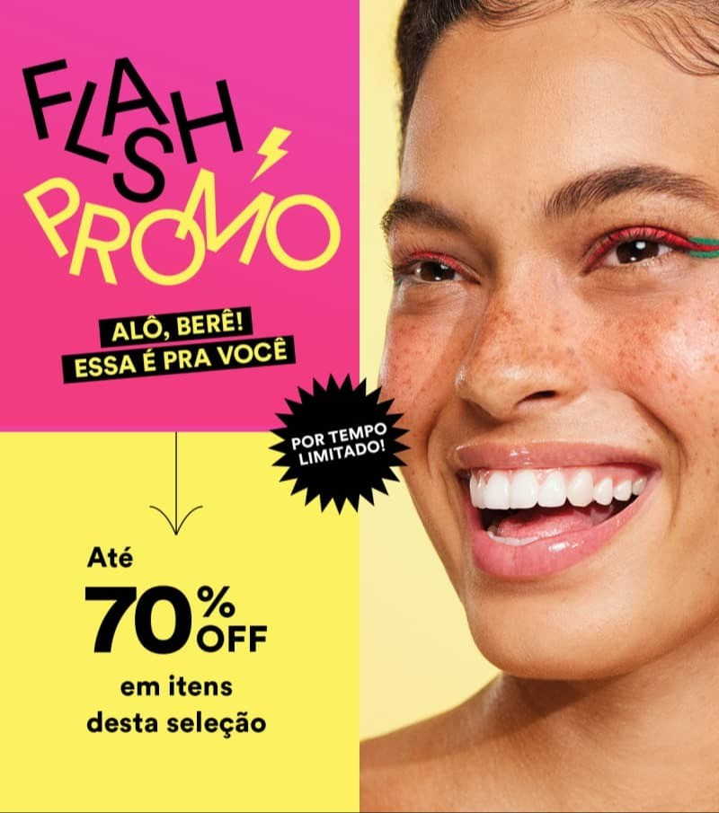 Flash Promo !!!!Até 70% OFF, por tempo limitado !!!

#LTKbeleza #LTKpromo