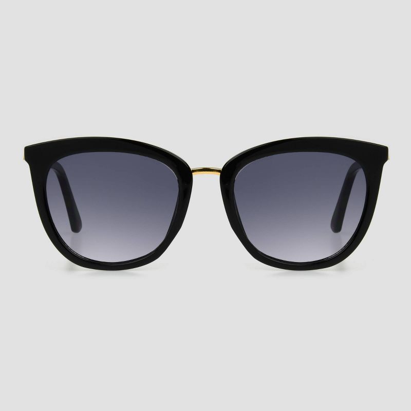 Women's Cateye Sunglasses - Universal Thread™ Gold/Black | Target