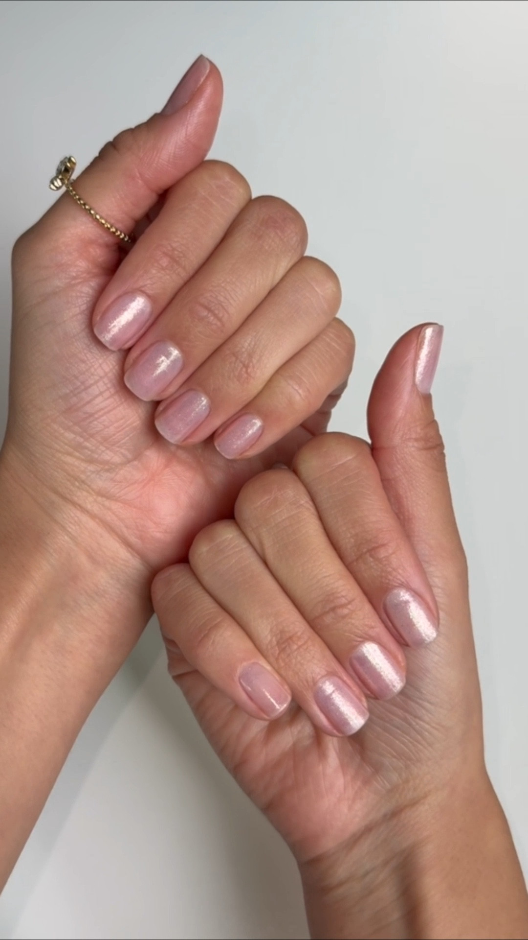 The prettiest everyday shimmer! Perfect for neutral nail lovers, clean look manicures, and soft glam sparkle year-round. 💗#nails

#LTKBeauty #LTKgrwm #LTKselfcare