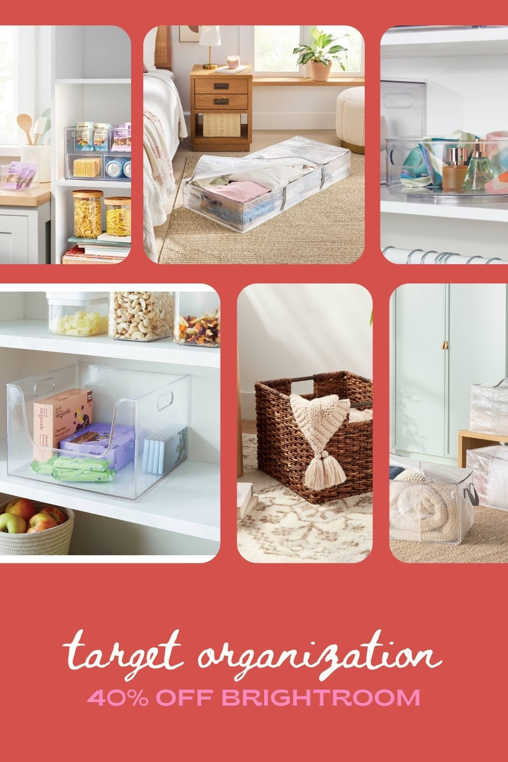 target organization | 40% off brightroom  

#LTKSaleAlert #LTKHome