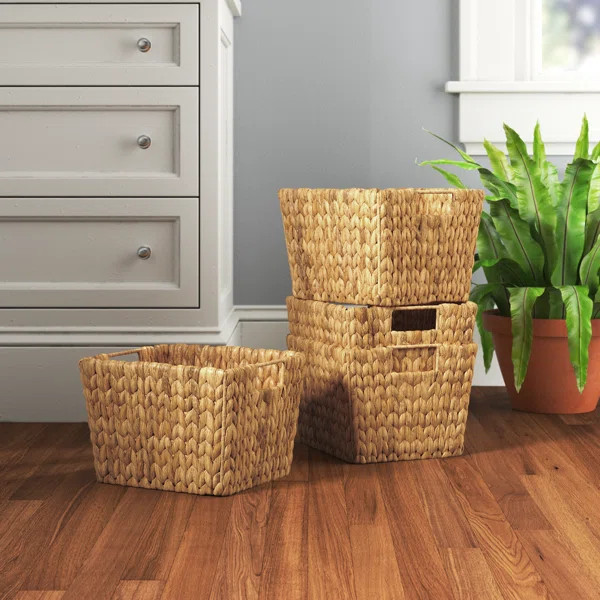 Three Posts™ Wicker Basket | Wayfair North America
