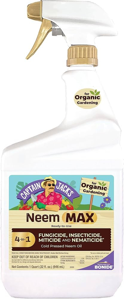 Bonide Captain Jack's Neem Max, 32 oz Ready-to-Use Spray | Amazon (US)