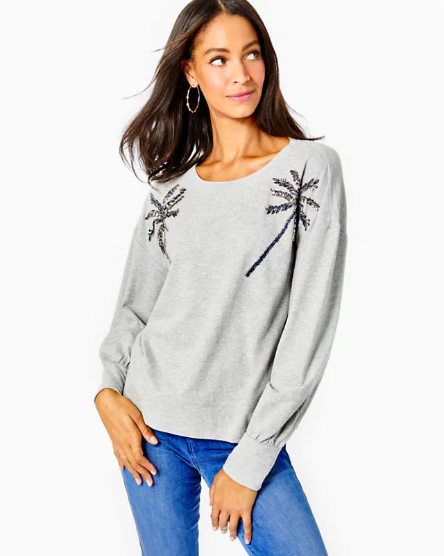Tippie Embellished Sweatshirt | Lilly Pulitzer