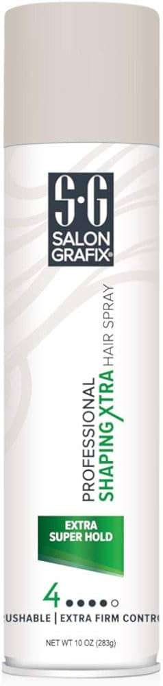 Salon Grafix Profession Shaping Hairspray, Extra Super Hold 4, 10 Oz (Pack of 3) | Amazon (US)