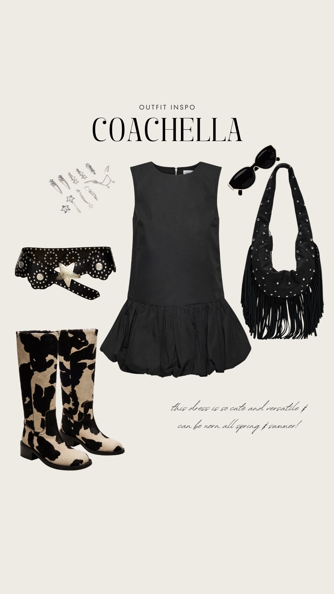 coachella outfit inspoo 🖤✨ I love that you could rewear this dress all season long!!

spring dress. festival outfit. coachella outfit. stagecoach outfit. 

#LTKMidsize #LTKFestival #LTKStyleTip