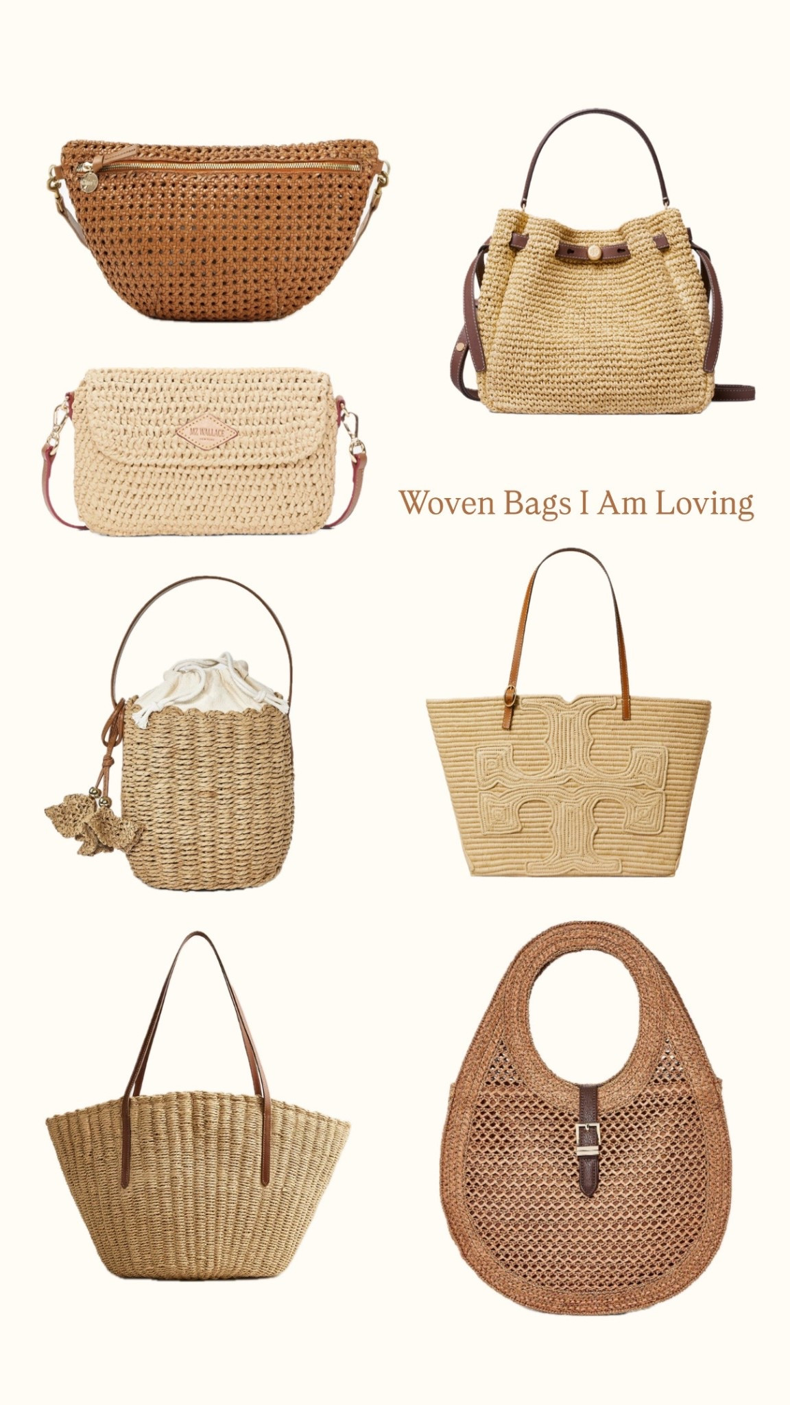 Woven bags for spring 