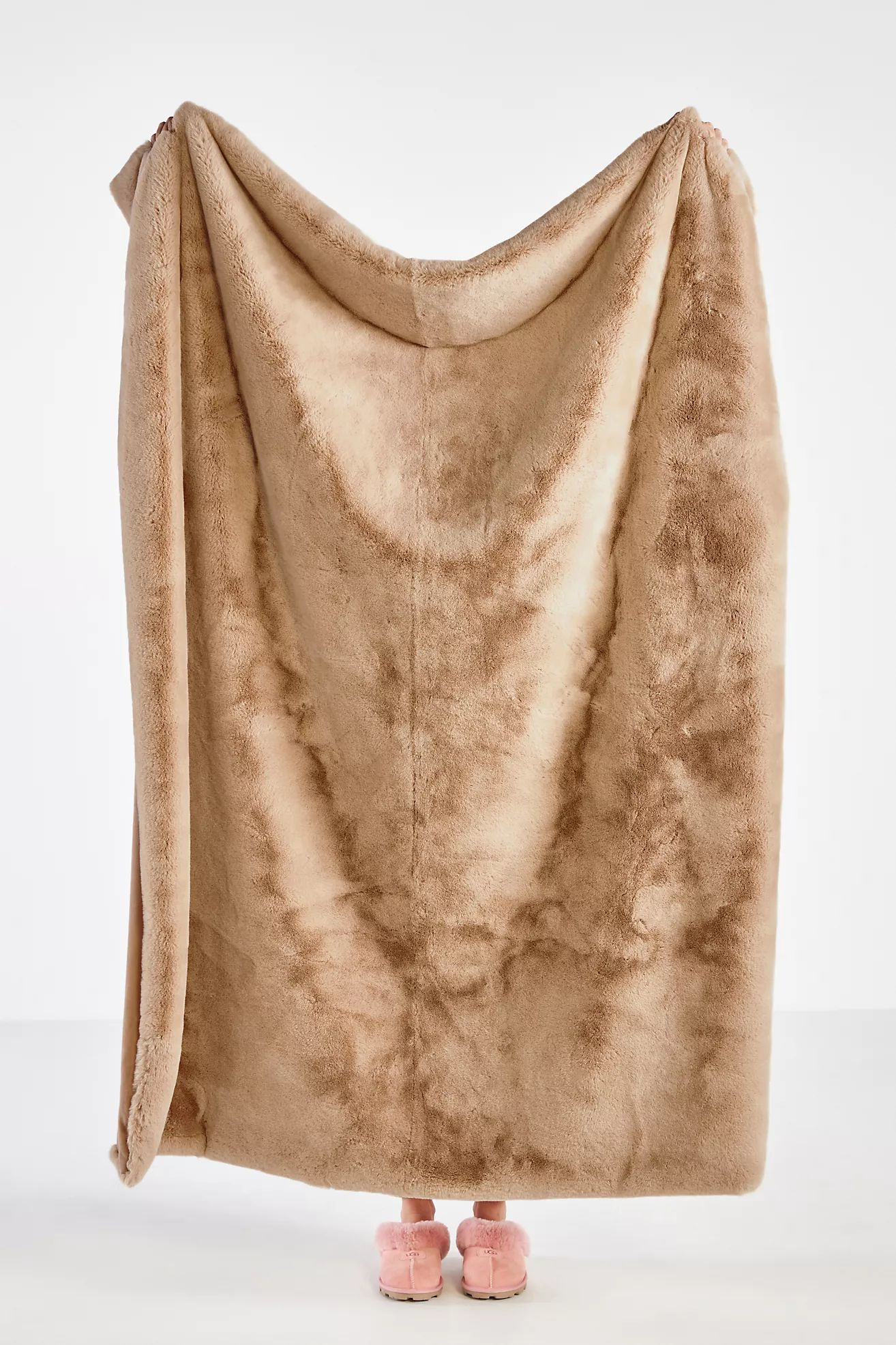 Sophie Faux Fur Throw Blanket | Anthropologie (US)