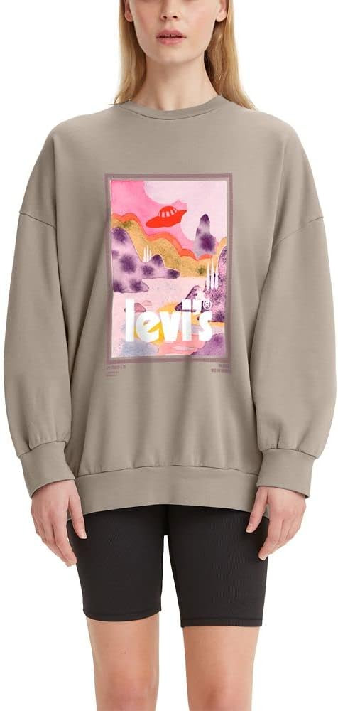 Levi's Women's Graphic Prism Crewneck Sweatshirt | Amazon (US)
