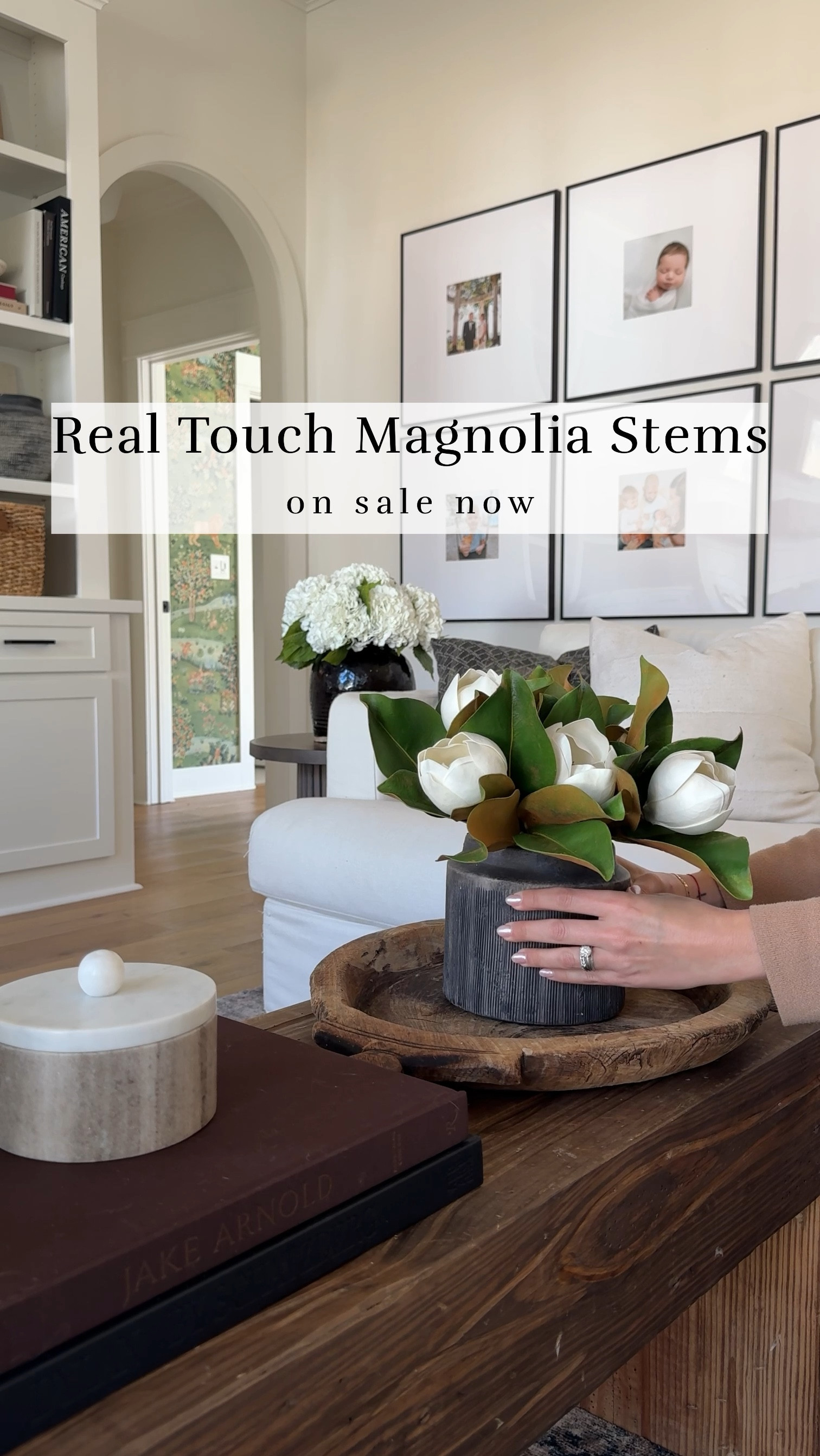 My absolute fav magnolia stems are on sale right now! They feel and look real! 

#LTKSeasonal #LTKVideo #LTKsalealert
