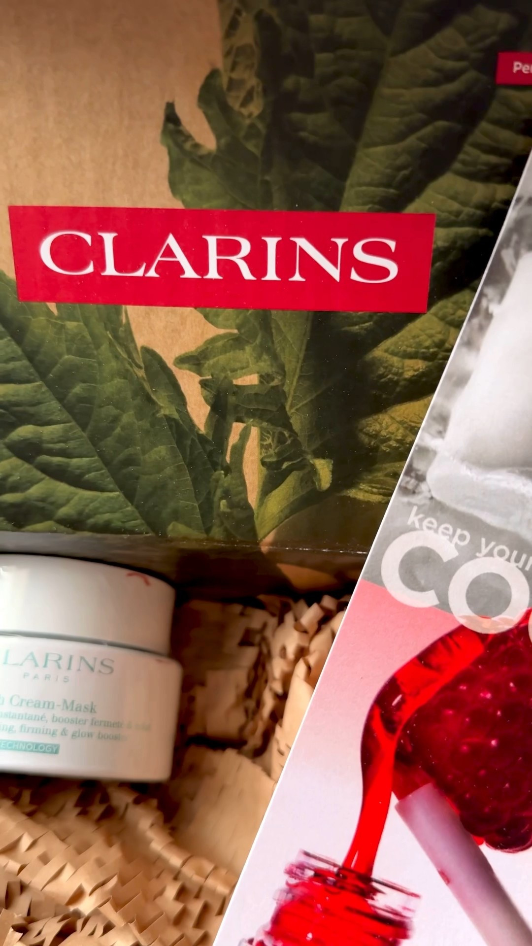 Clarins Cryo-Flash Cream-Mask and  Lip Comfort Oil (limited edition, iconic red)

#LTKBeauty