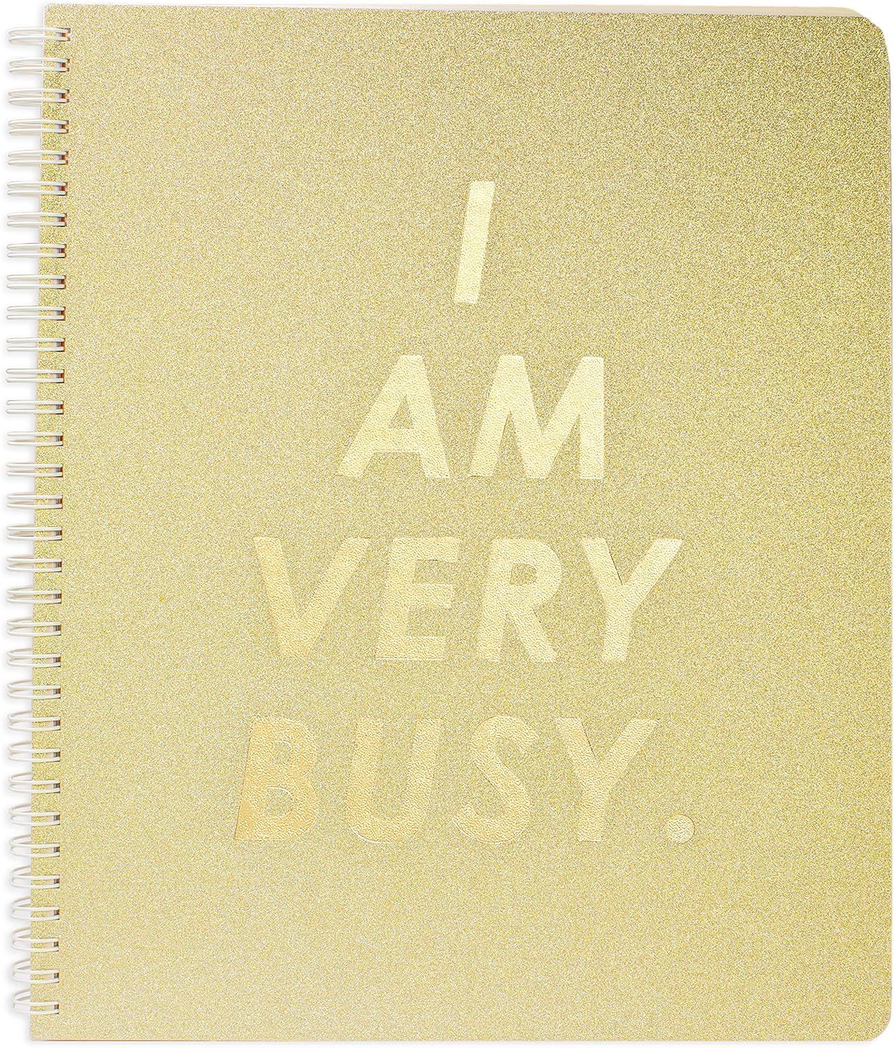 ban.do Rough Draft Large Spiral Notebook with Saying, 11" x 9" with Pockets and 160 College Ruled... | Amazon (US)